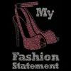 Bügelstrass-Design, DIN A4, mehrfarbig, Fashion Statement