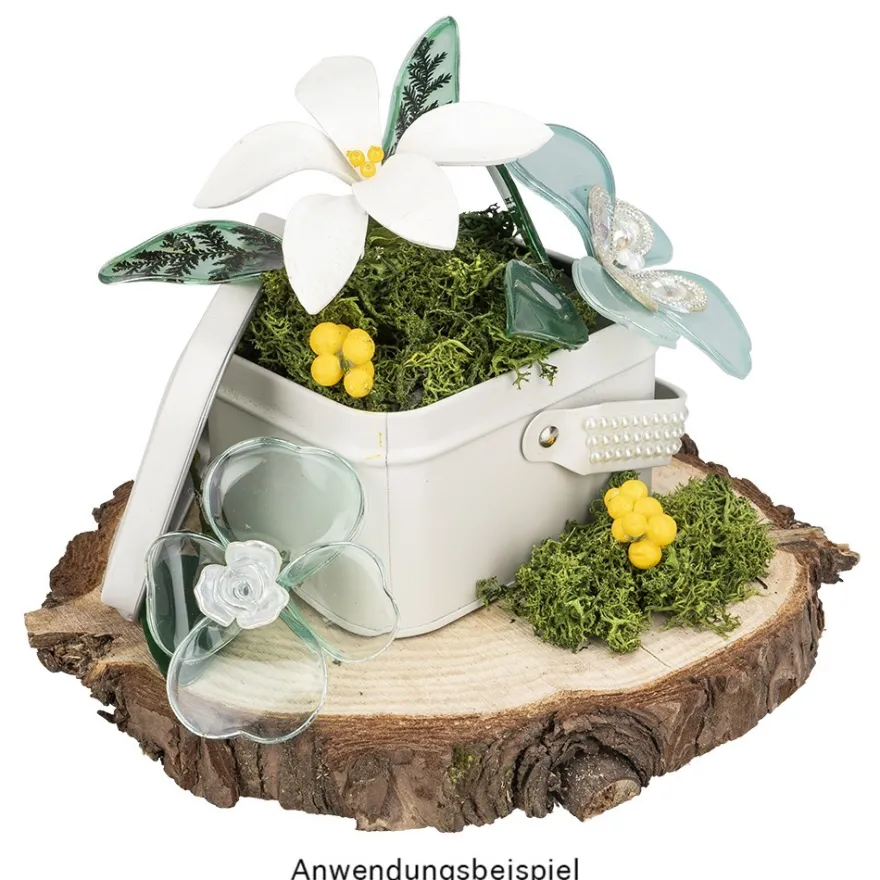 Biege- & Gießformen für Lilienblüten, für 3 verschiedene Blütenblätter, 4-teilig