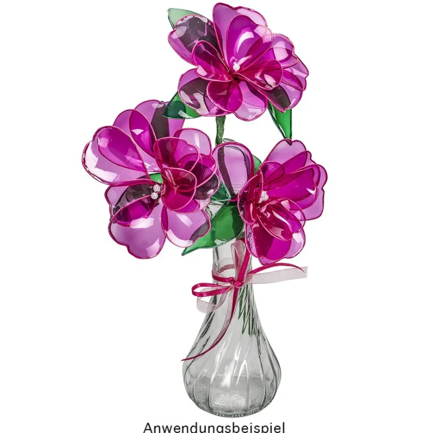 Biege- & Gießformen für Rosenblüten, für Blütenblätter in 2 Größen, 3-teilig