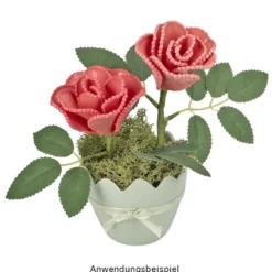 Biege- & Gießformen für Rosenblüten, für Blütenblätter in 2 Größen, 3-teilig