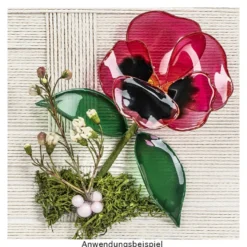 Biege- & Gießformen für Stiefmütterchenblüten, für 3 verschiedene Blütenblätter, 4-teilig