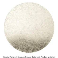 Blattmetall-Flocken, 2 Dosen mit je 3g, hellgold