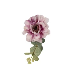 Blütenbusch, Anemone, 28cm lang, 5 mauve- & cremefarbene Blüten, je Ø 7,5cm