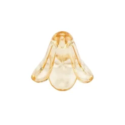 Blütenkelche, 1cm x 1,4cm, apricot, 20 Stück