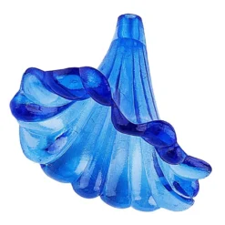 Blütenkelche 2, 3,9cm x 3,0cm, blau, 10 Stück
