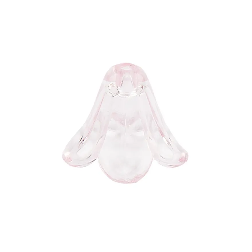 Blütenkelche, 1cm x 1,4cm, rosa, 20 Stück