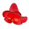 Blütenkelche 3, 2,5cm x 2,3cm, rot, 20 Stück