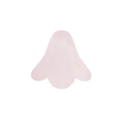 Blütenkelche, gefrostet, 0,8cm x 1,1cm, rosa, 30 Stück