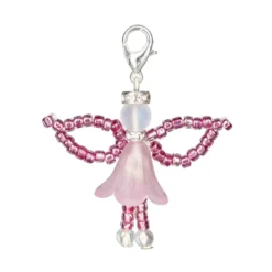 Blütenkelche, gefrostet, 1,3cm x 1,5cm, rosa, 15 Stück