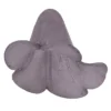 Blütenkelche 3, gefrostet, 2,5cm x 2,3cm, anthrazit, 20 Stück