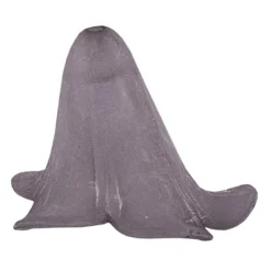 Blütenkelche 3, gefrostet, 2,5cm x 2,3cm, anthrazit, 20 Stück