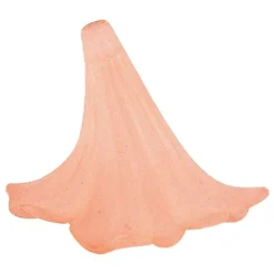 Blütenkelche 2, gefrostet, 2,1cm x 2,6cm, apricot, 20 Stück
