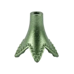 Blütenkelche, Glockenblumen, 1,7cm hoch, Ø 1,5cm, metallic-matt tannengrün, 50 Stück