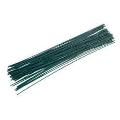 Blumendrähte, 30cm lang, Ø2mm, grün, 50 Stück