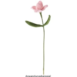 Blumenstiele, 40cm, Kunststoff mit Draht, biegsam, 10 Stück