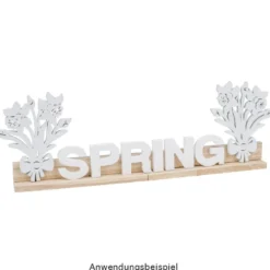 Blumensträuße, Holz, 11cm x 9,1cm x 0,5cm, weiß, 10 Stück