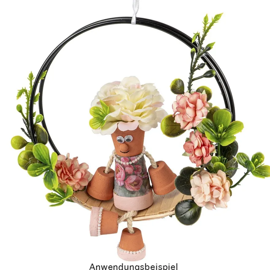 Blumentopf-Figuren, zum Zusammenbauen, für 5 Figuren, 47-teilig