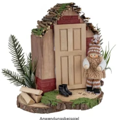 Bündel Holz-Zweige, Ø1cm bis Ø1,5cm, 7cm bis 7,5cm lang, 6 Stück