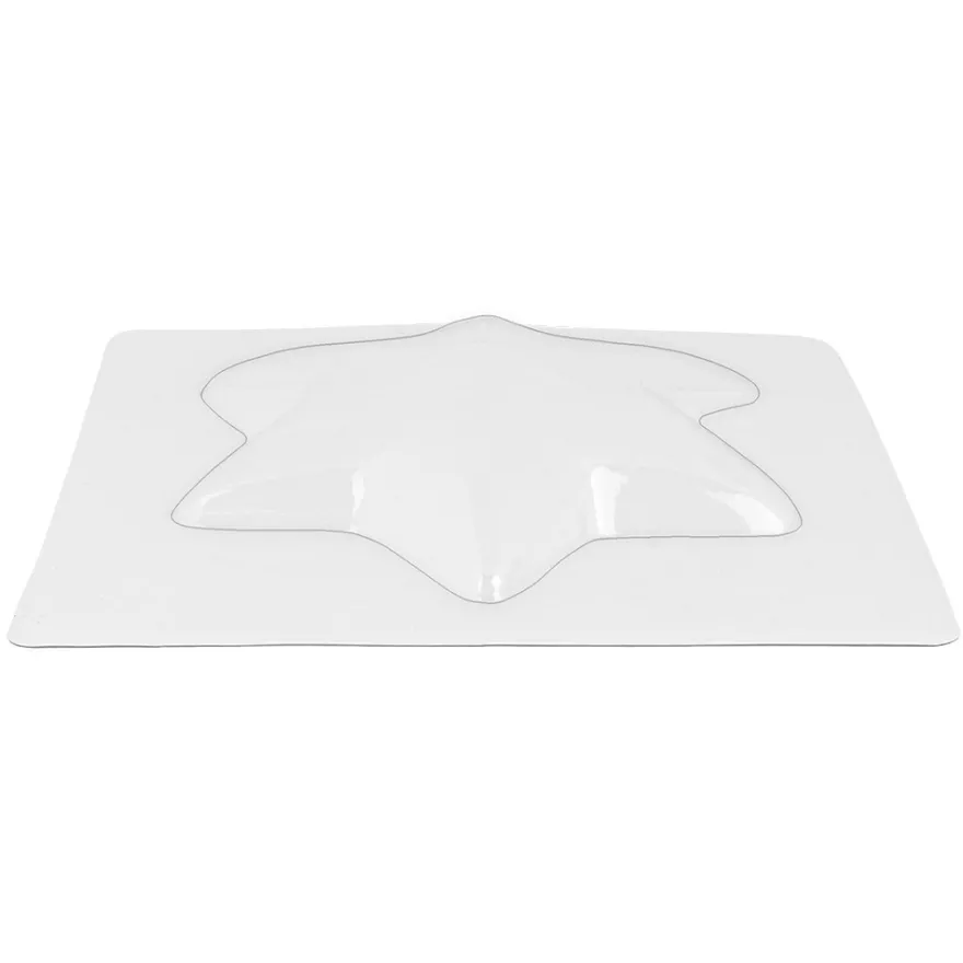 Bolblister, Sterne, 11cm x 11cm, transparent, 10 Stück