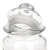 Bonbonieren, rund, mit Glasdeckel, Ø 8cm, 12,6cm hoch, Füllmenge: 280ml, 2 Stück