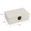 Box aus Holz, mit Rillen, 16cm x 10cm x 5,5cm