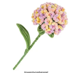Chenille-Drähte, Farbsortierung 1, 30cm lang, Ø 6mm, 10 verschiedene Farben, 250 Stück