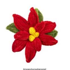 Chenille-Drähte, Gelb- & Rottöne, 30cm lang, Ø 6mm, 5 verschiedene Farben, 100 Stück