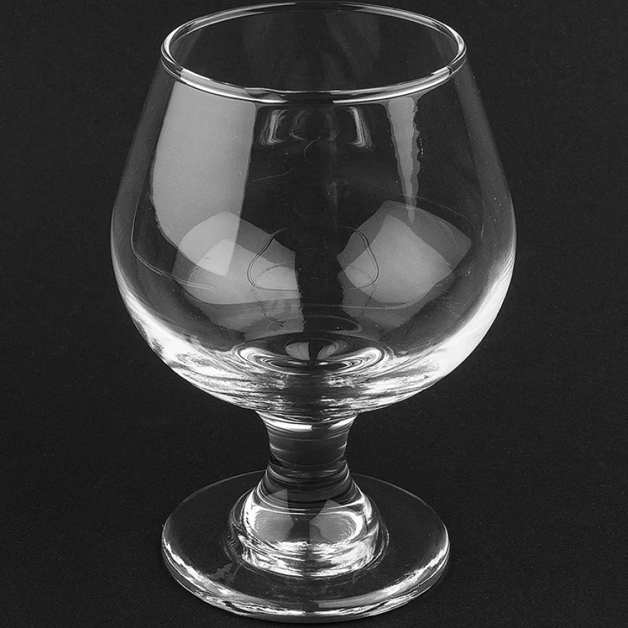 Cognacschwenker, 11,8cm hoch, Glas: Ø 8,5cm, Öffnung: Ø 5,7cm, 4 Stück