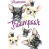 Color Bügeltransfer, DIN A4, Traumpaar