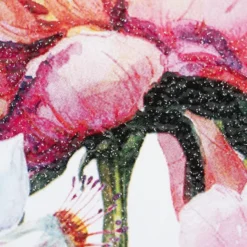 Color Bügeltransfer, Glitzer, DIN A4, Blumen & Früchte