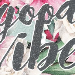 Color Bügeltransfer, Glitzer, DIN A4, Blumen 10