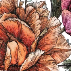Color Bügeltransfer, Glitzer, DIN A4, Blumen 8