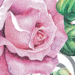Color Bügeltransfer, Glitzer, DIN A4, Rosen 2