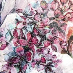 Color Bügeltransfer, Glitzer, DIN A4, Blumenherz
