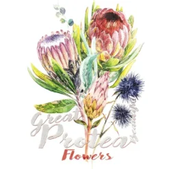 Color Bügeltransfer, Glitzer, DIN A4, Protea