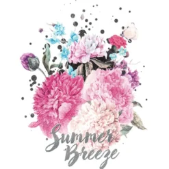 Color Bügeltransfer, Glitzer, DIN A4, Blumen 2
