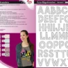 Color Bügeltransfers, DIN A4, Alphabet 5, grau