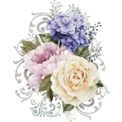 Color Bügeltransfers, DIN A4, Blumen 23