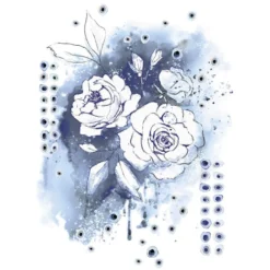 Color Bügeltransfers, DIN A4, Blumen 14