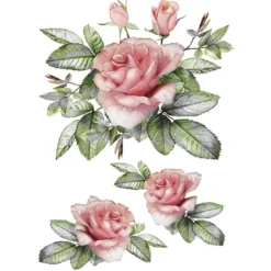Color Bügeltransfers, DIN A4, Blumen 2