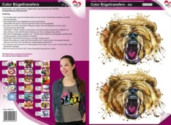 Color Bügeltransfers, DIN A4, Bär