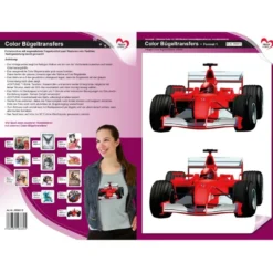 Color Bügeltransfers, DIN A4, Formel 1