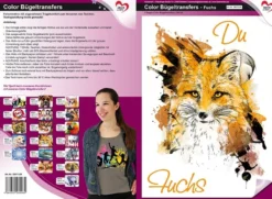Color Bügeltransfers, DIN A4, Fuchs