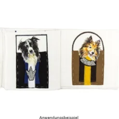 Color Bügeltransfers, DIN A4, Hunde 2