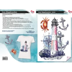 Color Bügeltransfers, DIN A4, Leuchtturm