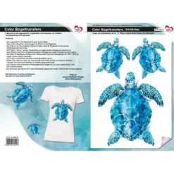 Color Bügeltransfers, DIN A4, Schildkröten