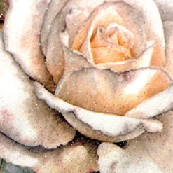 Color Bügeltransfers, Glitzer, DIN A4, Rosen 1