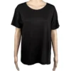 Damen-T-Shirt, Größe XXL, schwarz