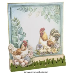 3-D Bastelbuch, Frühling- & Osterzeit, DIN A4, 250g/m², 20 Stanzbogen mit 60 3-D Motiven