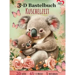 3-D Bastelbuch, Kuschelzeit, 20 Stanzbogen DIN A4